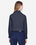 Core 365 78193 Women's Operate Twill Shirt - Carbon - model back