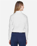 Core 365 78193 Women's Operate Twill Shirt - White - model back