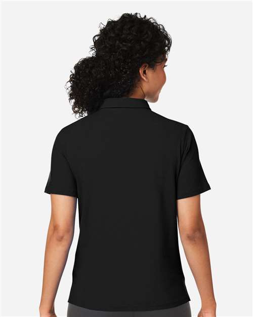 Devon & Jones DG120W Women's Raleigh Stretch Polo - Black - model back