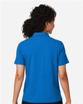 Devon & Jones DG120W Women's Raleigh Stretch Polo - French Blue - model back