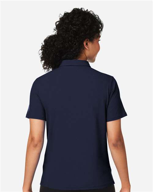 Devon & Jones DG120W Women's Raleigh Stretch Polo - Navy - model back