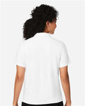 Devon & Jones DG120W Women's Raleigh Stretch Polo - White - model back