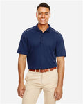 Core 365 88181R Men's Radiant Performance Piqué Polo with Reflective Piping - Classic Navy - model front