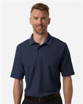 Core 365 CE106T Men's Tall Resolve CVC Performance Pique Polo - Classic Navy - model front