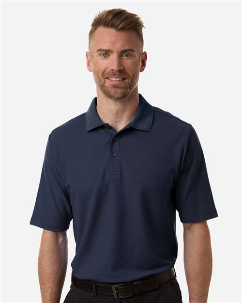 Core 365 CE106T Men's Tall Resolve CVC Performance Pique Polo - Classic Navy - model front