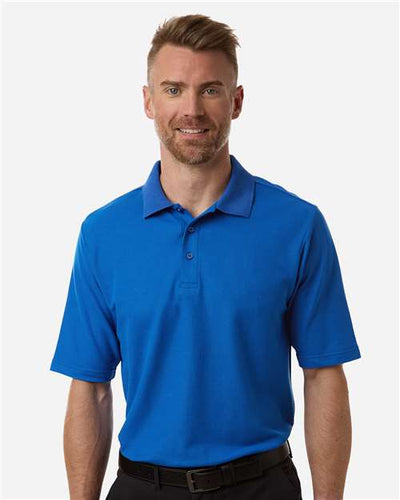 Core 365 CE106T Men's Tall Resolve CVC Performance Pique Polo - True Royal - model front
