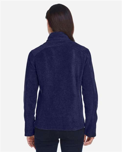 Core 365 78190 Women's Journey Fleece Jacket - Classic Navy - model back