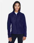 Core 365 78190 Women's Journey Fleece Jacket - Classic Navy - model front