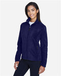 Core 365 78190 Women's Journey Fleece Jacket - Classic Navy - model side