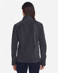 Core 365 78190 Women's Journey Fleece Jacket - Heather Charcoal - model back