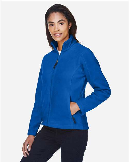 Core 365 78190 Women's Journey Fleece Jacket - True Royal - model side