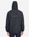 Core 365 88224 Men's Profile Fleece-Lined All-Season Jacket - Carbon - model back