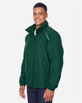 Core 365 88224 Men's Profile Fleece-Lined All-Season Jacket - Forest - model side