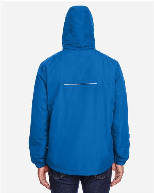 Core 365 88224 Men's Profile Fleece-Lined All-Season Jacket - True Royal - model back