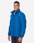 Core 365 88224 Men's Profile Fleece-Lined All-Season Jacket - True Royal - model side