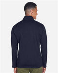 Devon & Jones DG793 Men's Bristol Full-Zip Sweater Fleece Jacket - Navy - model back
