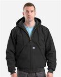 Berne Apparel HJ51 Men's Berne Heritage Hooded Jacket - Black - model front