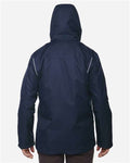 Core 365 88205T Men's Tall Region 3-in-1 Jacket with Fleece Liner - Classic Navy - model back