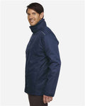 Core 365 88205T Men's Tall Region 3-in-1 Jacket with Fleece Liner - Classic Navy - model side