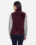 Core 365 78191 Women's Journey Fleece Vest - Burgundy - model back