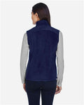 Core 365 78191 Women's Journey Fleece Vest - Classic Navy - model back