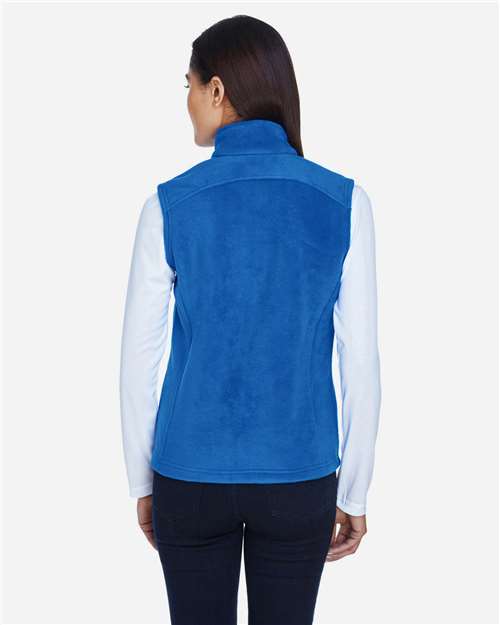 Core 365 78191 Women's Journey Fleece Vest - True Royal - model back