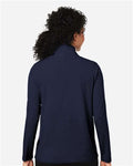 Devon & Jones DP125W Women's Raleigh Stretch Cardigan - Navy - model back