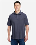 Core 365 CE112C Men's Fusion ChromaSoft Colorblock Polo - Classic Navy/ Classic Navy Heather - model front