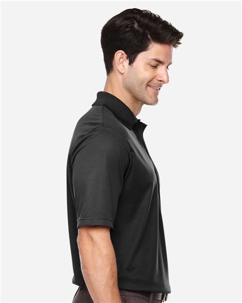 Core 365 88181T Men's Tall Origin Performance Piqué Polo - Black - model side