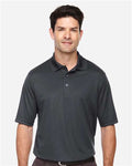 Core 365 88181T Men's Tall Origin Performance Piqué Polo - Carbon - model front