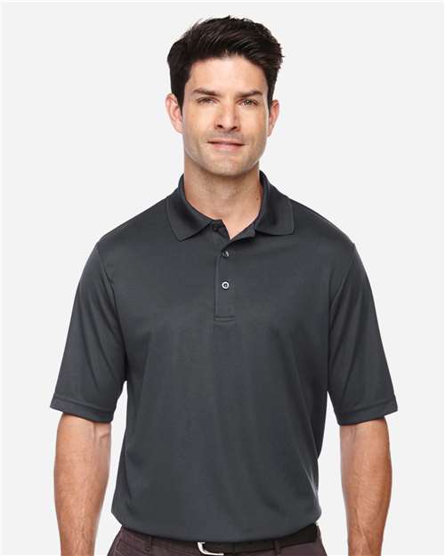 Core 365 88181T Men's Tall Origin Performance Piqué Polo - Carbon - model front