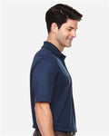 Core 365 88181T Men's Tall Origin Performance Piqué Polo - Classic Navy - model side