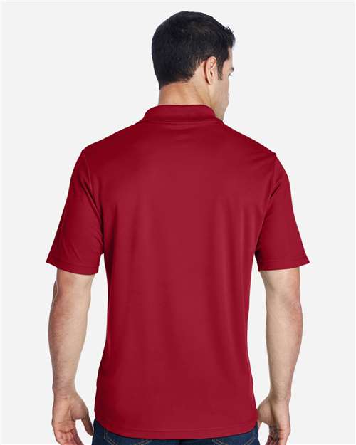 Core 365 88181T Men's Tall Origin Performance Piqué Polo - Classic Red - model back