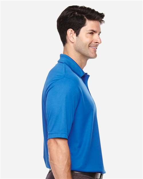 Core 365 88181T Men's Tall Origin Performance Piqué Polo - True Royal - model side
