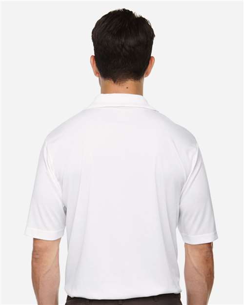 Core 365 88181T Men's Tall Origin Performance Piqué Polo - White - model back
