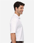 Core 365 88181T Men's Tall Origin Performance Piqué Polo - White - model side