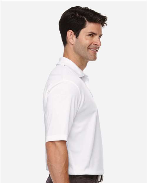 Core 365 88181T Men's Tall Origin Performance Piqué Polo - White - model side