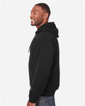 Berne Apparel SZ101 Men's Heritage Thermal Lined Hooded Sweatshirt - Black - model side