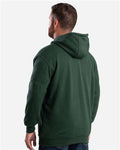 Berne Apparel SZ101 Men's Heritage Thermal Lined Hooded Sweatshirt - Green - model back