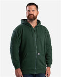 Berne Apparel SZ101 Men's Heritage Thermal Lined Hooded Sweatshirt - Green - model front