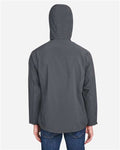 Core 365 CE712 Men's Barrier Packable Rain Jacket - Carbon - model back