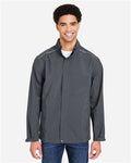 Core 365 CE712 Men's Barrier Packable Rain Jacket - Carbon - model front
