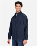 Core 365 CE712 Men's Barrier Packable Rain Jacket - Classic Navy - model side
