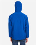 Core 365 CE712 Men's Barrier Packable Rain Jacket - True Royal - model back