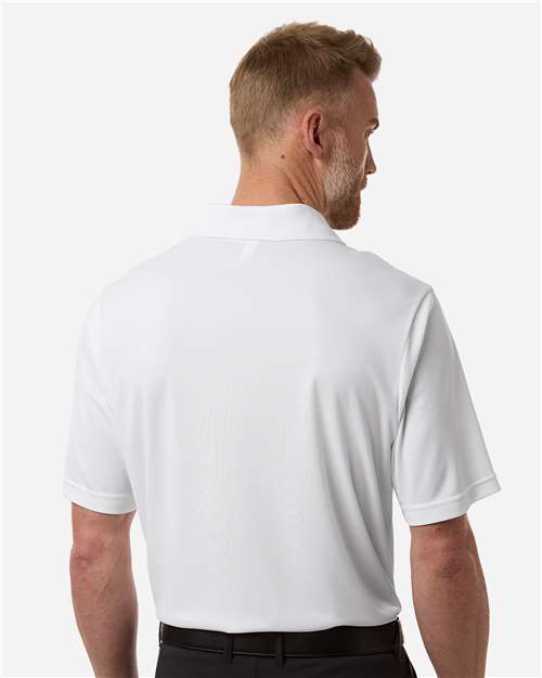 Core 365 CE108T Men's Tall Nova Performance Pique Polo - White - model back