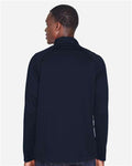 Devon & Jones DG440 Men's Stretch Tech-Shell Compass Quarter-Zip Pullover - Navy - model back