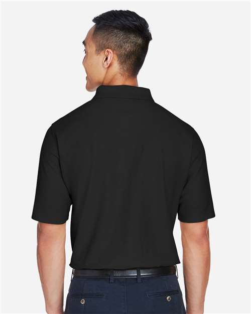 Devon & Jones DG150 Men's DRYTEC20 Performance Polo - Black - model back
