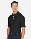 Devon & Jones DG150 Men's DRYTEC20 Performance Polo - Black - model side