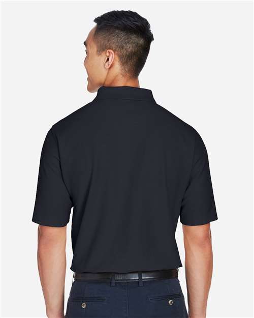 Devon & Jones DG150 Men's DRYTEC20 Performance Polo - Navy - model back