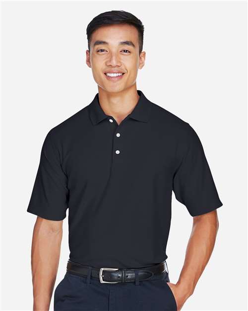 Devon & Jones DG150 Men's DRYTEC20 Performance Polo - Navy - model front